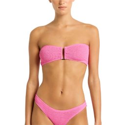 BOND-EYE Bikini Top Blake Bandeau BOUND305R-CAN PNK RE candy pink recycled