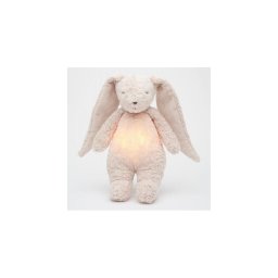 Pluș de îmbrățișat cu sunete și lumină Moonie iepuraș 2.0 organic rose