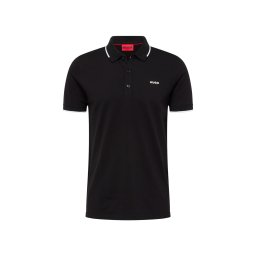 HUGO Tricou 'Dinoso' negru / alb