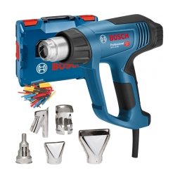 Bosch - GHG 23-66 - Suflanta cu aer cald, 2300 W, 50-650 grade C, 150-500 l/min, display digital, valiza speciala, accesorii