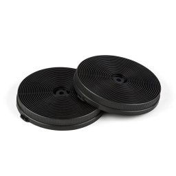 Klarstein Filtru de cărbune activ pentru hote, 2 filtre, mod recirculare, Ø18,5 cm (CGCH5-AF-Paolo)