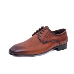 Pantofi eleganți bărbați Caribu 3MKD1-16-6B 16-N maro cognac piele naturală, office