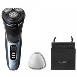 Aparat De Ras Philips Seria3000 S3243/12 Wet&Dry Autonomie 60 Min 3 Elemente De Taiere Albastru