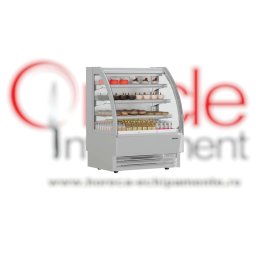 Vitrină caldă de expunere cofetărie/patiserie/magazin ONIX, 1250x1300 mm Infrico