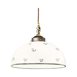 Lustră pe cablu Kolarz 731.32.28 NONNA 1xE27/75W/230V d. 36 cm verde