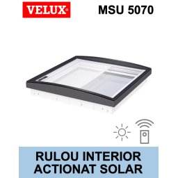 Rulou interior solar fereastra terasa VELUX MSU 5070