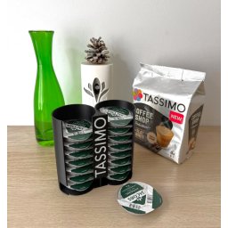 Suport Capsule Tassimo, Negru, 16 caps