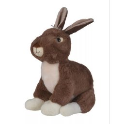 Nicotoy: Iepuraș de pluș așezat - 23 cm, maro