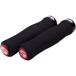 SRAM Locking Grips Foam Contour, lungime 136mm, din spuma comfortabila, negru