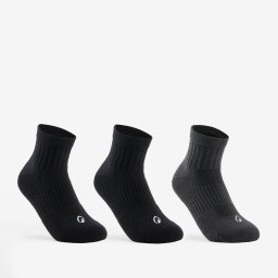 SET 3 X ȘOSETE SPORT MEDII RS 500 NEGRU GRI COPII