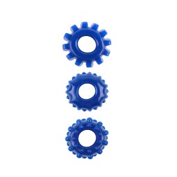 Set inele penis Rosy Gear Up Blue