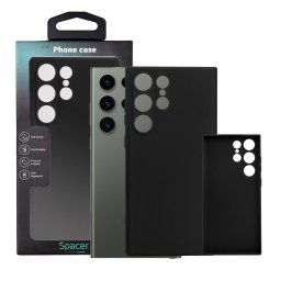 Husa Husa Samsung Galaxy S23 Ultra Spacer, negru, grosime 1.5mm, material flexibil TPU "SPPC-SM-GX-S23U-TPU