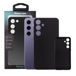 Husa Husa Samsung Galaxy S24 Plus Spacer, negru, grosime 1.5mm, material flexibil TPU "SPPC-SM-GX-S24PL-TPU