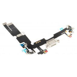 Piese si componente Banda cu Conector Incarcare - Microfon Apple iPhone 14 Plus, Argintiu