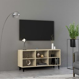 Comoda TV cu picioare metalice, stejar sonoma, 103,5x30x50 cm GartenMobel Dekor