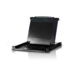 Consola KVM Aten CL1000M, nr de calculatoare conectate: 0 - Necesita switch KWM, marime LCD: 17 inch, rackmount