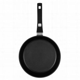 Tigaie Rondell RDA-1346, 24 cm, Aluminiu, Acoperire antiaderenta, Negru