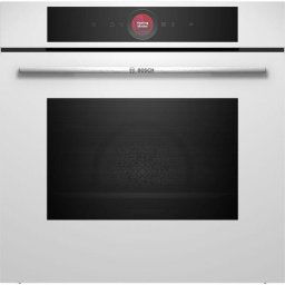 Cuptor incorporabil Bosch HBG7741W1, Electric, 71 l, Multifunctional, 14 functii , Autocuratare pirolitica, Grill, Home Connect, Clasa A+, Alb