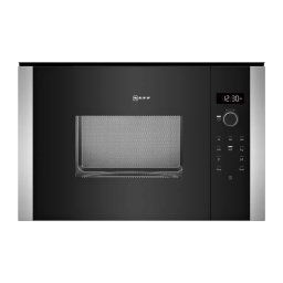 Cuptor cu microunde, Neff HLAWD23N0, 20L, 800W, Negru/inox
