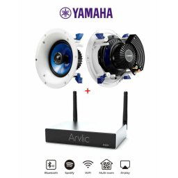 Pachet sonorizare stereo multiroom prin streaming cu Arylic A30+ si 2 boxe de tavan YAMAHA IC600