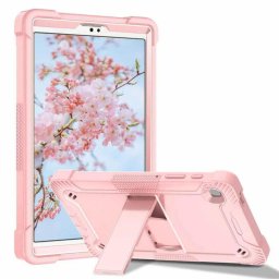 Husa + folie sticla Samsung Galaxy Tab A7 Lite Techsuit Rugged TabShell, roz