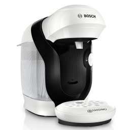 Espressor Bosch Tassimo Style TAS114E, 1400W, 3.3 bar, 0.7l, Autocuratare si decalcifiere, capsule, Alb