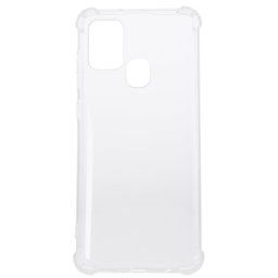 Husa telefon Samsung Galaxy A21S - Spacer, Grosime 1.5 mm, Protectie suplimentara antisoc la colturi, Material flexibil TPU, Transparent, "SPPC-SM-GX-A21S-CLR