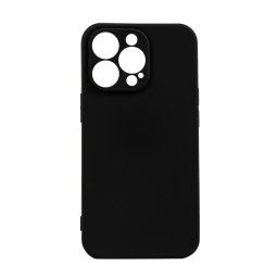Husa telefon Iphone 13 Pro - Spacer, Grosime 2 mm, Material flexibil silicon cu interior microfibra, Negru, "SPPC-AP-IP13P-SLK