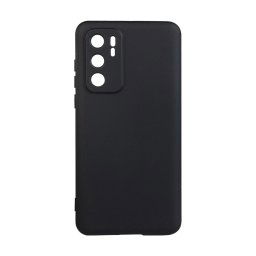 Husa telefon Huawei P 40 - Spacer, Tip back cover, Material flexibil silicon + interior cu microfibra, Negru, "SPPC-HU-P-40-SLK