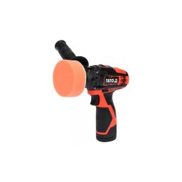 Aparat de polisat Yato YT-82903, cu acumulator de 12 V, 1 x 2,0 Ah, 80 mm