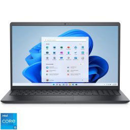 Laptop Dell Vostro 3530 cu procesor Intel® Core i5-1334U pana la 4.6 GHz, 15.6'', Full HD, 120Hz, 16GB DDR4, 512GB SSD, Intel® Iris® Xe Graphics, Windows 11 Pro, Carbon Black, 3y ProSupport and Next Business Day Onsite Service, Negru (INT Keyboard)