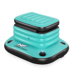 Lada frigorifica gonflabila pentru piscina, Bestway 43191, fabricata din PVC, verde plus negru, dimensiune 88 x 67 x 52 cm