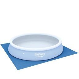 Covoras pentru piscina Bestway 58003, 488 x 488 cm, Albastru
