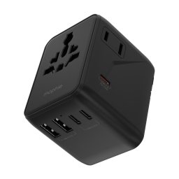 Incarcator Mophie Essential 35w, GaN 5 Port + AC, Travel Adapter, Negru