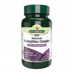 NaturesAid Complex Probiotice cu Acidophilus 5mld 60 capsule