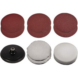 Einhell Set de discuri/slefuit/slefuit Einhell, 150 mm, agent de slefuit/lustruit (pentru masini de slefuit si slefuit)