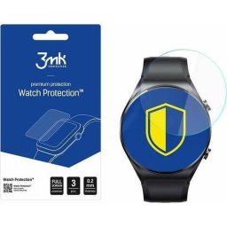 Folie protectie smartwatch 3mk FlexibleGlass pentru Xiaomi Watch S1, Transparenta