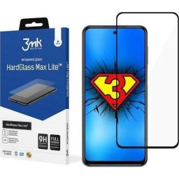 Sticla securizata 3mk HardGlass Max Lite pentru Xiaomi Redmi Note 10S, 9H, Margine neagra