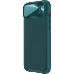 Husa Husa Capac Spate CamShield S Piele cu Protectie Camera Verde APPLE Iphone 14 Plus