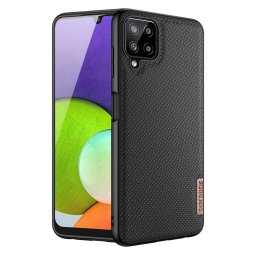 Husa Dux Ducis Fino case covered with nylon material for Samsung Galaxy A22 4G black
