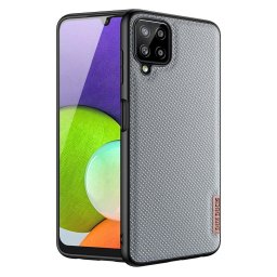 Husa Dux Ducis Fino case covered with nylon material for Samsung Galaxy A22 4G gray