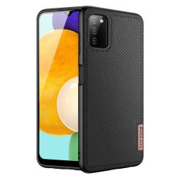 Husa Dux Ducis Fino case covered with nylon material for Samsung Galaxy A03s black