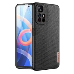 Husa Dux Ducis Fino covered nylon material - Husă telefon - compatibil cu Xiaomi Poco M4 Pro 5G - Material nylon - culoare Negru