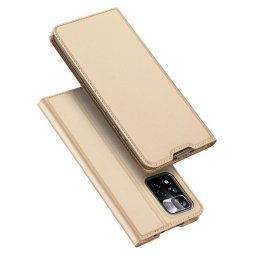 Husa Dux Ducis Skin Pro Holster Case Cover Flip Poco M4 Pro 5G gold