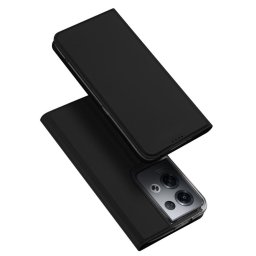 Husa Dux Ducis Skin Pro case for Oppo Reno 8 Pro flip cover card wallet stand black