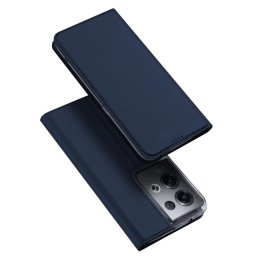 Husa Dux Ducis Skin Pro case for Oppo Reno 8 Pro flip cover card wallet stand blue