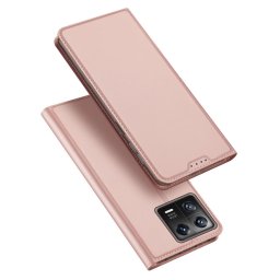 Husa Dux Ducis Skin Pro Case Xiaomi 13 Flip Card Wallet Stand Pink