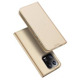 Husa Dux Ducis Skin Pro Case Xiaomi 13 Pro Flip Card Wallet Gold Stand