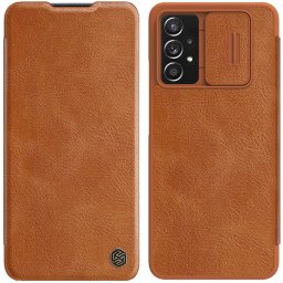 Husa Nillkin Qin leather holster for Samsung Galaxy A73 brown