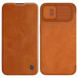 Husa Nillkin Qin Pro Leather Case iPhone 14 Plus 6.7 2022 Brown